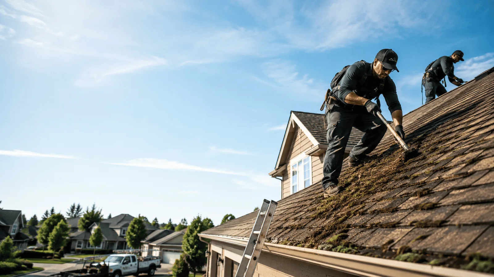 Roof Moss Removal in Burghill, OH near me